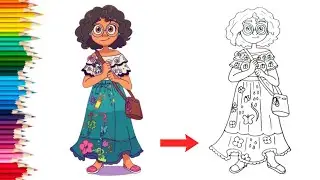 How to draw Encanto - Drawing and coloring the kind Encanto