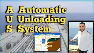 Auto unloading system on oil tanker ship || AUS 
