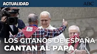 Gitanos espa&ntilde;oles emocionan al Papa Le&oacute;n XIV con un cante flamenco y un regalo en el Vaticano