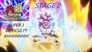 GOKU HITS VERY HARD! STAGE 2 SUPER 3 DIFFICULTY! 11TH ANNI SPECIAL BATTLE Part1! DBZ Dokkan Battle!