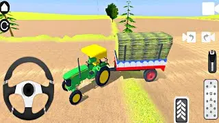Indian Tractor John Deere Driving  - New 2025 tractor Supply Game - Android Gameplay 🚦🚧
