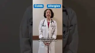 Cold vs. Allergy symptoms with Dr. Asriani Chiu (aka Dr. Ah-choo!). #Allergies #Colds #Parenting