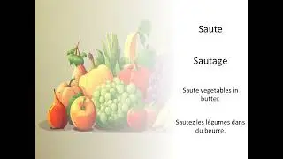 Apprendre les termes culinaires en anglais &mdash; D&eacute;finitions et exemples de phrases