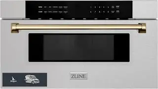 ZLINE Autograph Edition 30 in. 1.2 cu. ft. Built In Microwave Drawer in