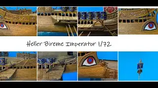 Heller 1/72 Roman Bireme, Imperator, completed - awaiting some crew