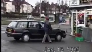 Jan 15, 1990 - Walk Through Great Barr - Three wheel Automobile