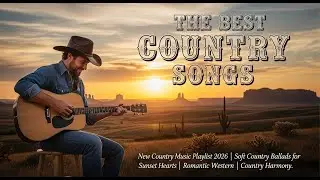 New Country Music Playlist 2026 | Soft Country Ballads for Sunset Hearts | Romantic Western