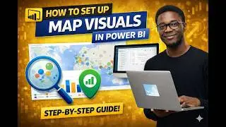 Properly set up Map Chart In Power BI for Beginners | Map Chart In Power BI