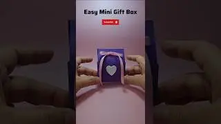 Easy Mini Gift Box 쉬운 미니 선물박스 かんたんミニギフトボックス #Valentine #diy #발렌타인데이 #ChocolateGift