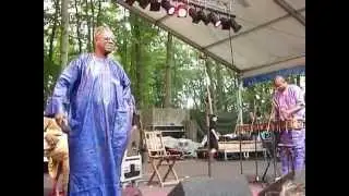 Kasse Mady Diabat&eacute; @ Hertmefestival Holland 2015. Met Badj&eacute; Tounkara  , Lansine Kouyat&eacute;.