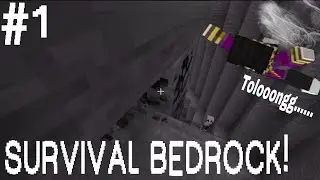 KITA BERMAIN SURVIVAL DI MINECRAFT BEDROCK! APAKAH KITA BISA BERTAHAN HIDUP ATAU TIDAK??