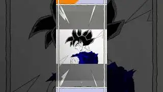 Sketching Ultra Instinct Goku on iPad #drawing #digitalart #art #goku #dragonball #anime #ipadart