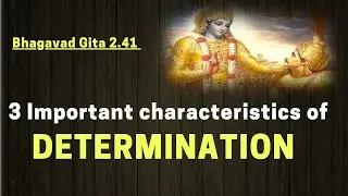 Krishna explains what is DETERMINATION from Bhagavad Gita 2.41