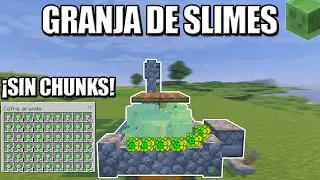 🟩NUEVA GRANJA de SLIMES SIN CHUNKS | MINECRAFT BEDROCK 1.21