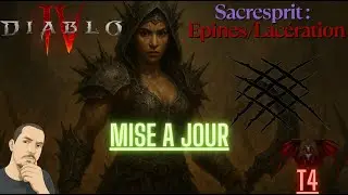 Diablo 4 - Season 9 [UPDATE] Spiritworn Build: Thorn / Laceration #gamingfr #diablo4 #gaming #bli...