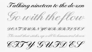 English Script Font Download