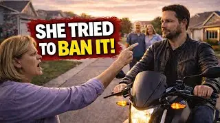 She Tried to BAN My Motorcycle in the Neighborhood&hellip; Big Mistake