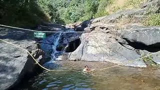 Meenmutti waterfalls, padinjarathara, wayanad. Kerala