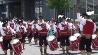 20090705 Historischer Festzug Montfortfest Tettnang 2009 Festzug mit Musikkapelle