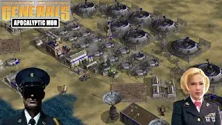 USA BOSS VS USA DEFENSE! C&C Generals Zero Hour Apocalyptic 2.2