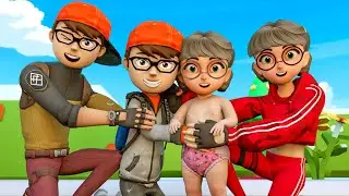The Family Nick and Doll Squid Game in Beach Holiday | Scary Teacher 3D Kingmo Family Holiday