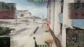 EBR 105 Close game on ghost town 8,6k dmg 3,6k spotting