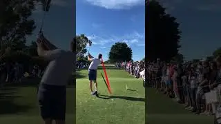 Hudson Swafford Hits UNBELIEVABLE Tee Shot!