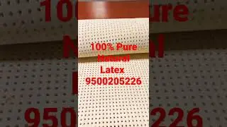 Look at Our Pure Natural Latex - # india's Best Natural Latex Mattress is Here..