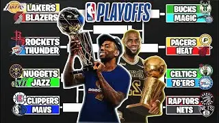 Every other Bracket is WRONG * THE ABSOLUTE MOST ACCURATE NBA 2020 PLAYOFF BRACKET PREDICTION *