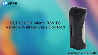 ULTRONER Alieno 70W TC VW Variable Wattage Vape Box Mod