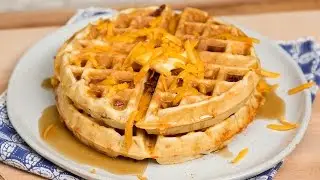 Cheddar Bacon Waffles