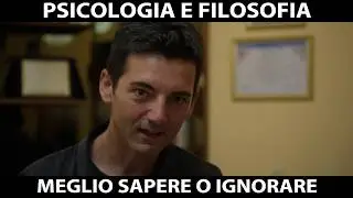PSICOLOGIA E FILOSOFIA: meglio un attore colto o ignorante?