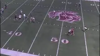 Great route running on the deep post.