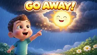 Дождь, дождь, уходи! 🌧️☀️ | Детская песенка для малышей #дождьдождьуходи