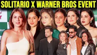 Nia, Urfi, Jannat, Isha, Tejasswi & More Indian TV's Biggest Stars At Solitario X Warner Bros Event🔥