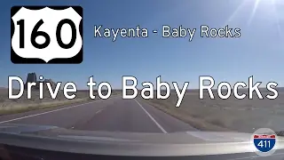 US Highway 160 - Kayenta - Baby Rocks - Arizona | Drive America's Highways 🚙