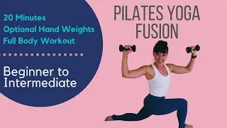 Pilates Yoga Fusion: Beginner Yoga Sculpt with Weights