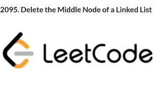 Delete the Middle Node of a Linked List in java easy solution