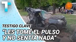 El testomonio de la PRIMERA PERSONA que llegó al accidente en el que murió Erika Casas