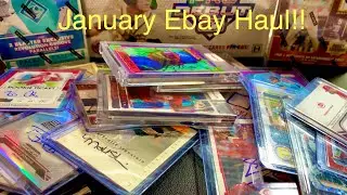 January eBay Haul!!! Project 70, Autos, Rc, Etc #baseballcards #sportscards