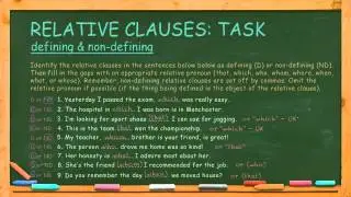 How to Write Relative Clauses: Part 2
