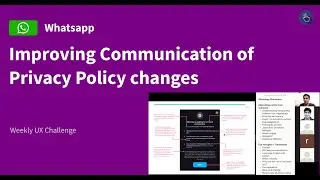 UXH WC33 | WhatsApp Privacy Policy | UX | Design | Product Management