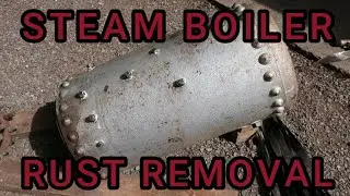 Steam boiler rust removal on the cheap.