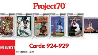 Topps Project70 - Cards: 924 - 929: Matsui, Ichiro, Posey, Guerrero Jr, Aaron and Acuna Jr