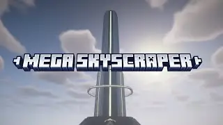Building a Massive Futuristic Tower in Minecraft | Cinematic City Project