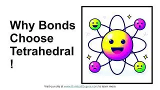 Why is tetrahedral geometry favored in molecules?