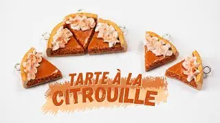 Polymer Clay Tutorial - Pumpkin Pie/Tarte à la Citrouille