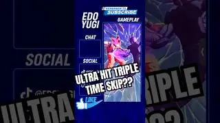 Ultra Hit Can Use 3 Time Skips in 1 Match?! 💀 (Meta is Over)