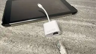 Lightning to Ethernet RJ45 Adapter f&uuml;r Apple iPad und iPhone