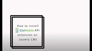 How to install CiviMobile API extension on Joomla CMS
